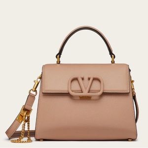 Valentino VSLING Small Grainy Leather Shoulder Bag